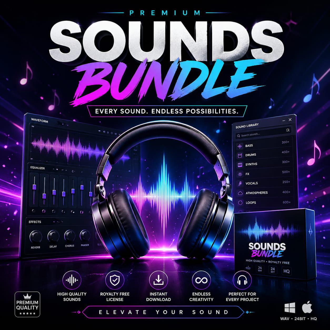 20000+ Sound Effects Bundle | Ultimate SFX Pack for Video Editing ...