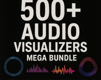 Ultimate 500+ Audio Visualizers Collection | DJ & Music Visual FX instant download