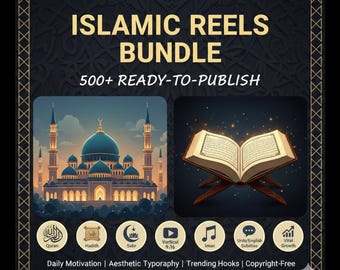 Mega pakiet ponad 500 filmów islamskich | Filmy motywacyjne, koraniczne i cytaty islamskie do natychmiastowego pobrania