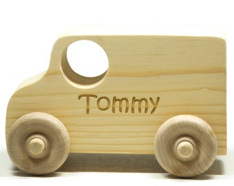 Wooden Toy Car - Personalized for Children and Toddlers