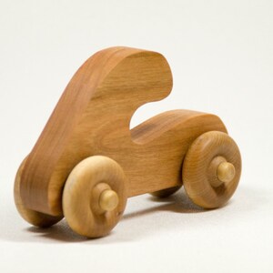 Wooden Toy Push Toy Car Toddler and Baby Childrens Toy, Personalized image 3