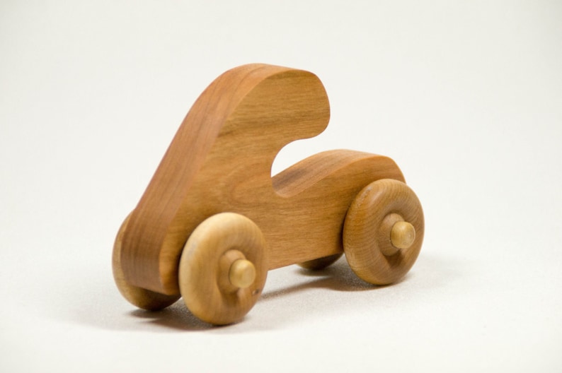 Wooden Toy Push Toy Car Toddler and Baby Childrens Toy, Personalized image 3