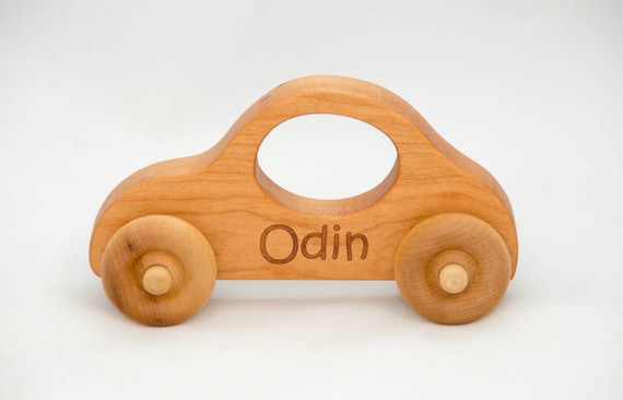 ozon Ambassadeur chaos Gepersonaliseerde houten speelgoedauto peuterspeelgoed - Etsy België