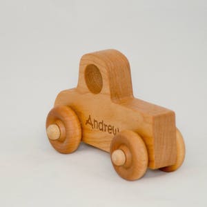 Toy Truck, Wooden Toy Truck, Wood Truck, Toddler Toy Wood Toy Truck Personalized for Children and Toddlers image 3