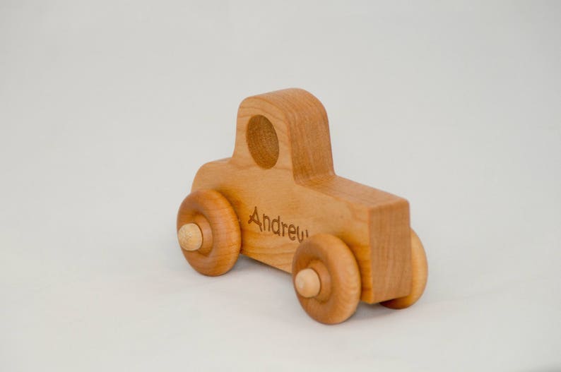 Toy Truck, Wooden Toy Truck, Wood Truck, Toddler Toy Wood Toy Truck Personalized for Children and Toddlers image 3