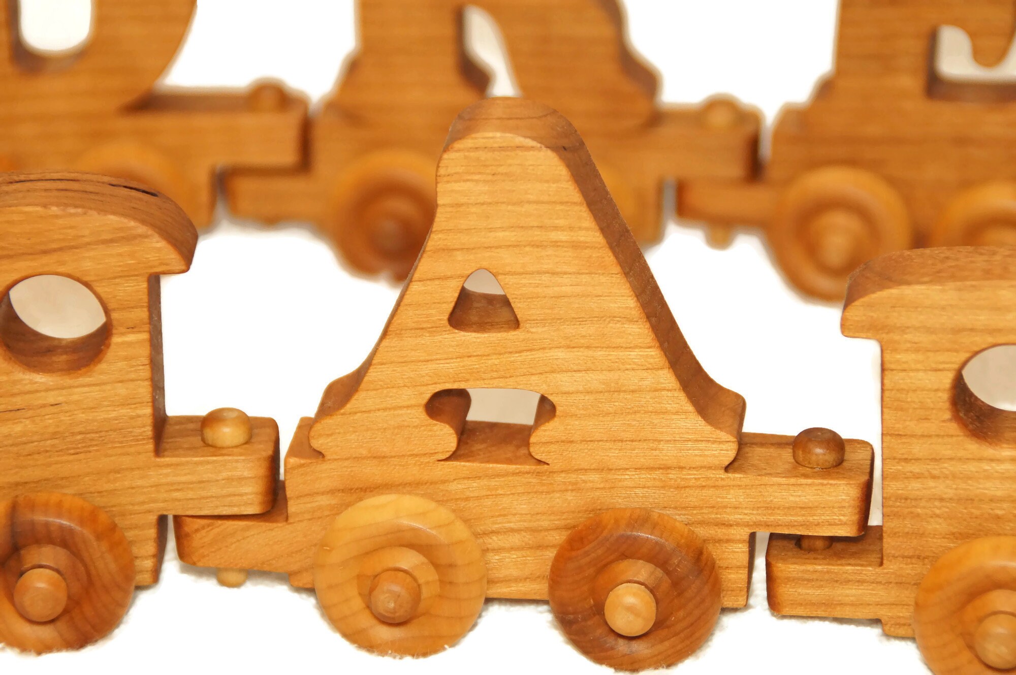 Wooden Letter Train Personalized Custom Wooden Toy Train for Etsy