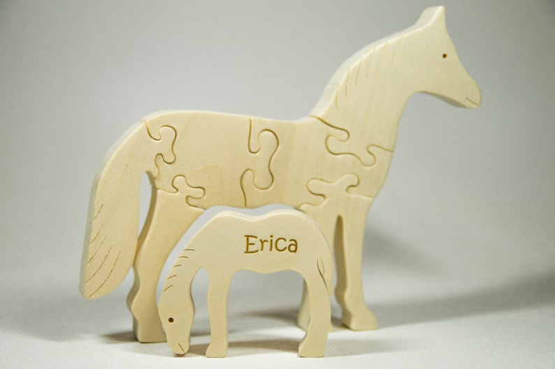 horse wooden toy