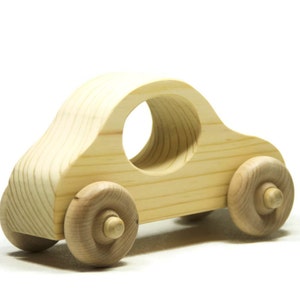 Wooden Toy Car Personalized Push Toy Wood Toy Car image 3