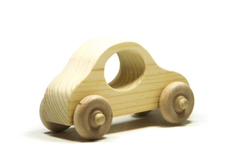 Wooden Toy Car Personalized Push Toy Wood Toy Car image 3