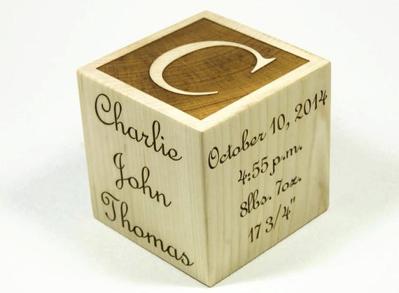 Personalized Baby Blocks Custom Baby Name Blocks Personalized Wood