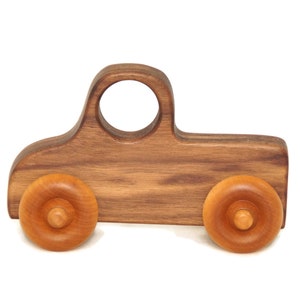 Personalized Wooden Toy Truck, Push Toy, Baby Shower and Ring Bearer Gift, Montessori Toy image 9