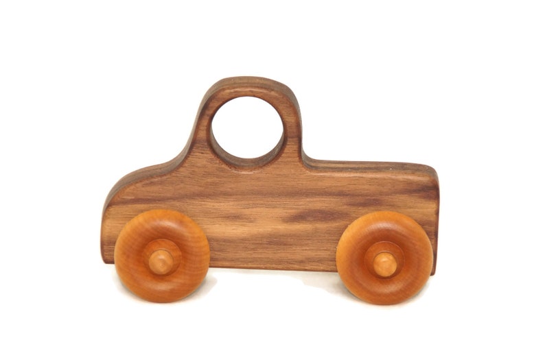 Personalized Wooden Toy Truck, Push Toy, Baby Shower and Ring Bearer Gift, Montessori Toy image 9