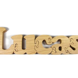 custom wooden name puzzle personalized wood puzzle