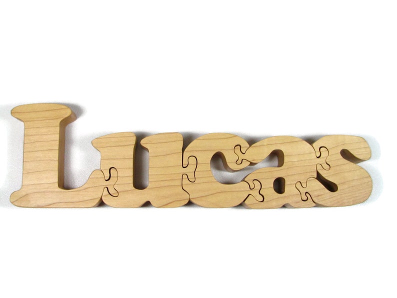 custom wooden name puzzle personalized wood puzzle