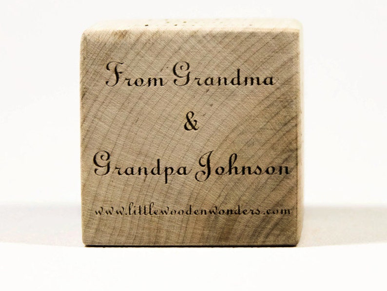 Personalized Wooden Baby Blocks, Baby Shower Gift, Baptism Gift Baby Blocks, Newborn Gift image 5