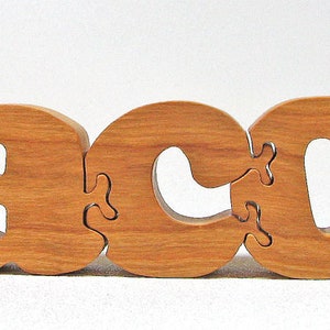 custom wooden name puzzle personalized wood puzzle