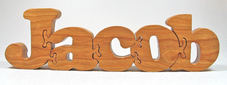 custom wooden name puzzle personalized wood puzzle