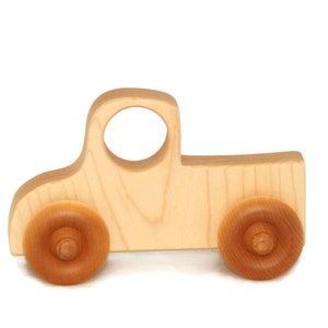 Personalized Wooden Toy Truck, Push Toy, Baby Shower and Ring Bearer Gift, Montessori Toy image 10