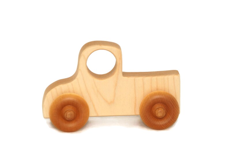 Personalized Wooden Toy Truck, Push Toy, Baby Shower and Ring Bearer Gift, Montessori Toy image 10