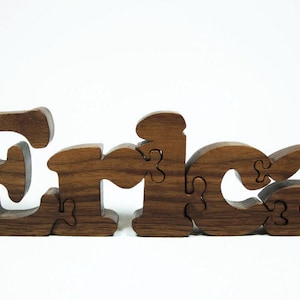 custom wooden name puzzle personalized wood puzzle