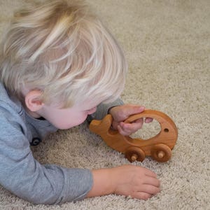 Wooden Toy Car, Personalized Toy Car, Wood Car, Toddler Toy Whale, Personalized Gift, Personalized Toy, Wooden Toy image 9