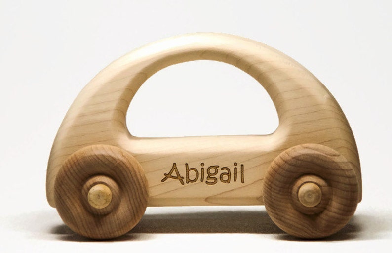 Wooden Toy Car Personalized Toy Car Childrens Toy Car Baby Etsy