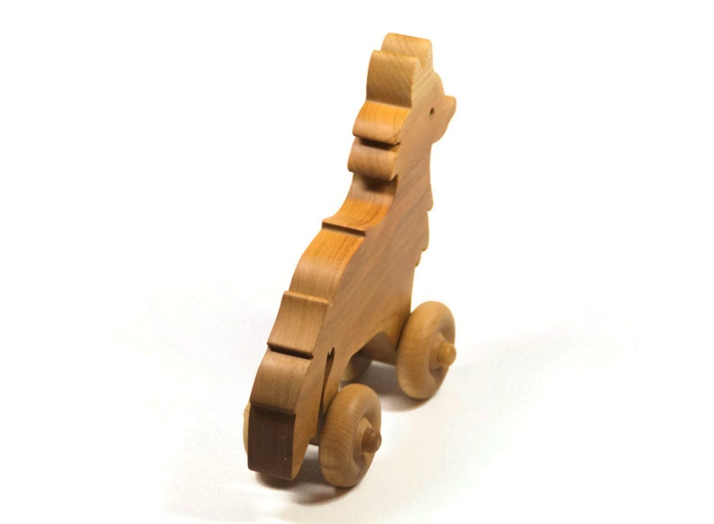 Wooden Toy Car Wooden Car Fox Car Personalized for Children and Baby image 5