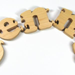 custom wooden name puzzle personalized wood puzzle
