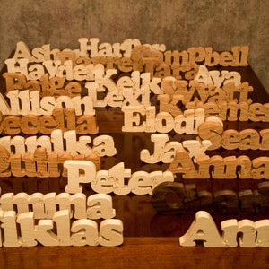 custom wooden name puzzle personalized wood puzzle
