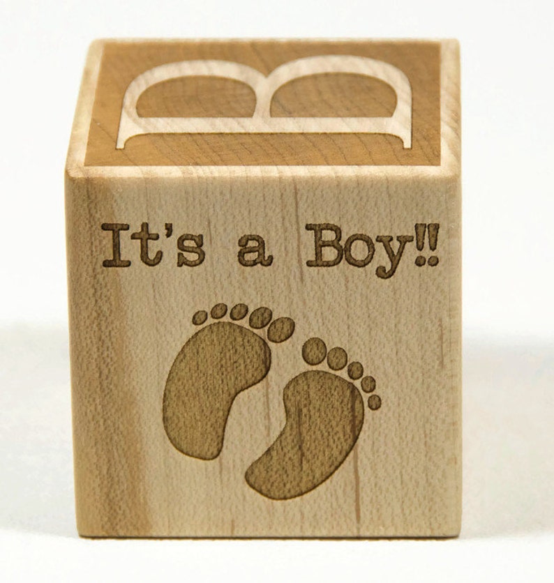 personalized custom wooden baby name block birth stats information newborn baby gift baptism laser engraved