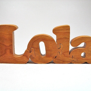 custom wooden name puzzle personalized wood puzzle