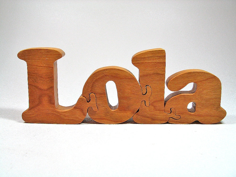 custom wooden name puzzle personalized wood puzzle