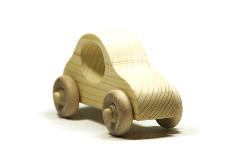 Wooden Toy Car Personalized Push Toy Wood Toy Car image 4