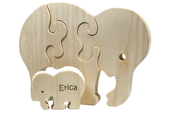 de elefante de madera Regalo de reliquia - Etsy México