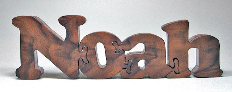 custom wooden name puzzle personalized wood puzzle