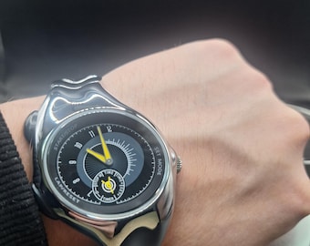 Vintage Triax-Style Uhr Restauriertes futuristisches Design