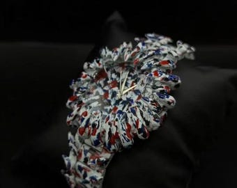 Custom Casio “Abstract Splash” Watch — Hand-Painted Art Timepiece Unique Designer Casio