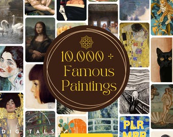 10K+ Famous Paintings Art Print Mega Bundle | Resale Rights (Digital Download)