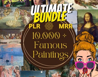 10K+ Classic Masterpiece Art Prints Mega Collection | Commercial Resale License | High-Resolution Digital Download