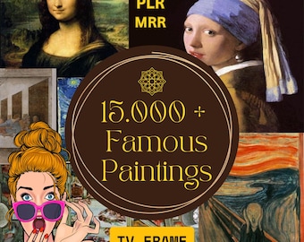 Famous Paintings Art Print Bundle for Home & Business Decor