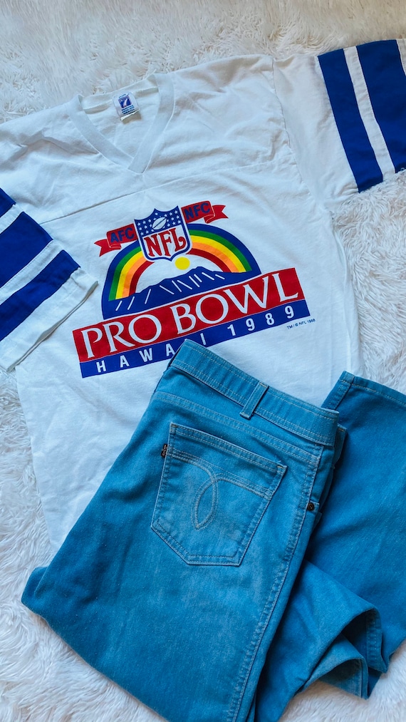 NFL Pro Bowl Hawaii 1989 T-shirt Football Memorabi