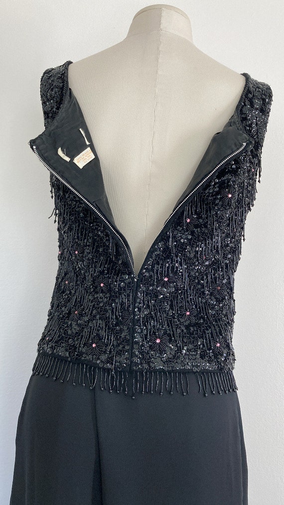 1960s Beaded Wool Tank Top - image 2