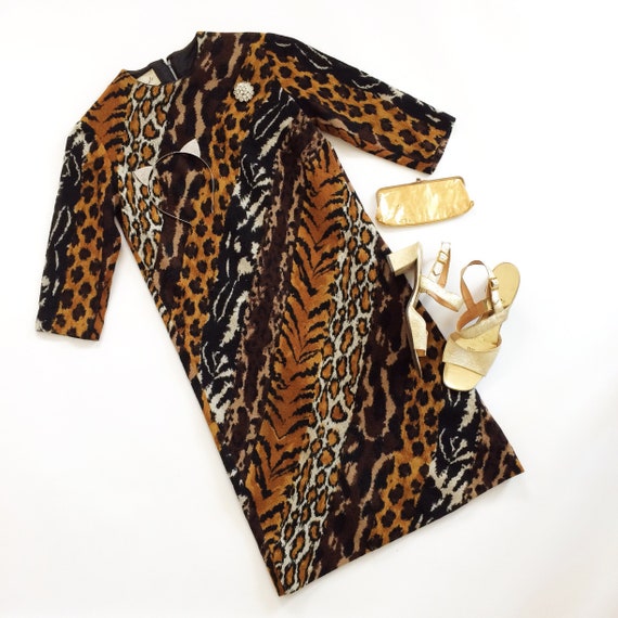 Animal Print Dress // 60s Parade New York Gown
