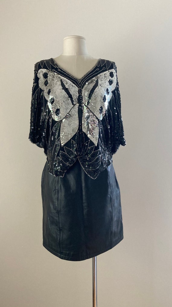 vintage 80s bling butterfly Gem