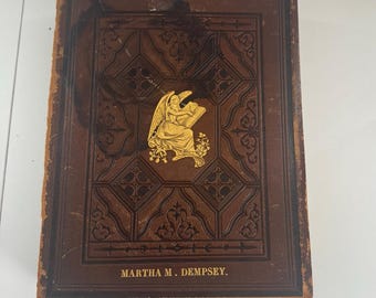 Antique Holy Family Life of the Blessed Virgin 1853 Published by JD Sadler Rare