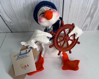 Vintage Annalee Mobilitee Felt Yellow Duckling 1996
