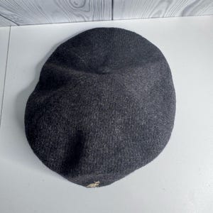Gorra plana Kangol vintage de lana gris XL, estilo retro, ideal para conducir, estilo Ivy Cap, Inglaterra. imagen 3
