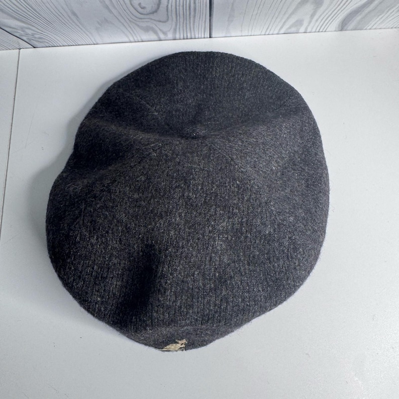 Gorra plana Kangol vintage de lana gris XL, estilo retro, ideal para conducir, estilo Ivy Cap, Inglaterra. imagen 3