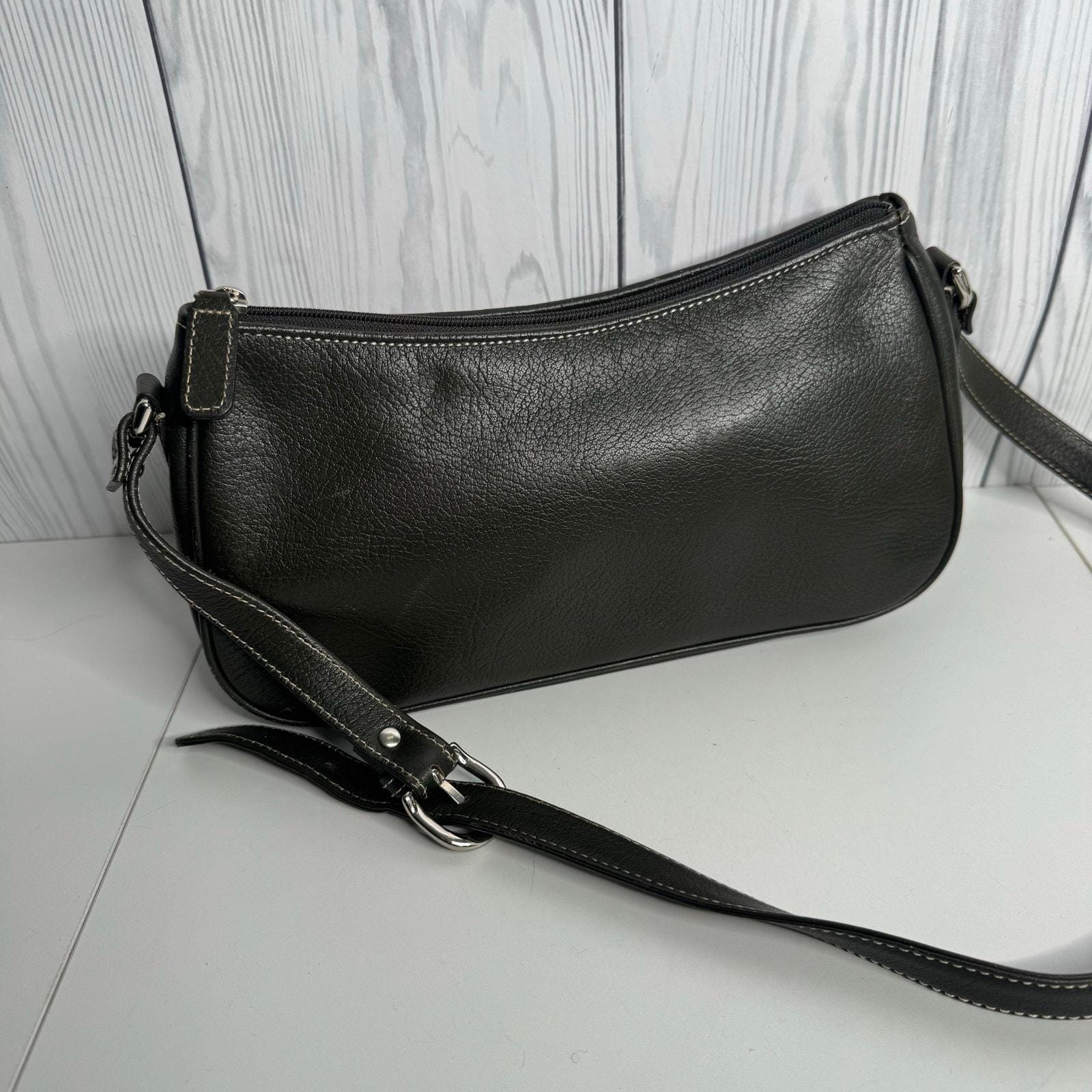 90s Leather Bag - Etsy