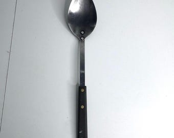 Vintage Royal Brand scherpe snijder serveerlepel roestvrij staal 13"